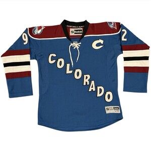 Colorado Avalanche Gabriel Landeskog Blueberry Alternate Reebok Jersey S/M Strap